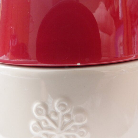 Starbucks 2011 Snowflake Holiday Canister Cookie Treat Jar with Sealed Lid - Picture 9 of 11